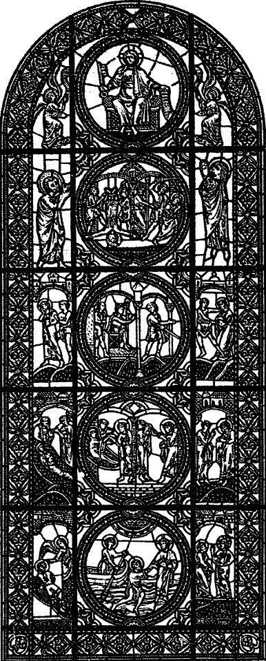 Les vitraux du Moyen âge et de la Renaissance dans la région lyonnaise - 032 - Cathédrale, saints Pierre & Paul