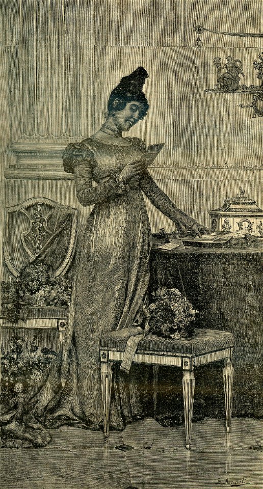 Lettera di capo d’anno, quadro di G. Muzzioli