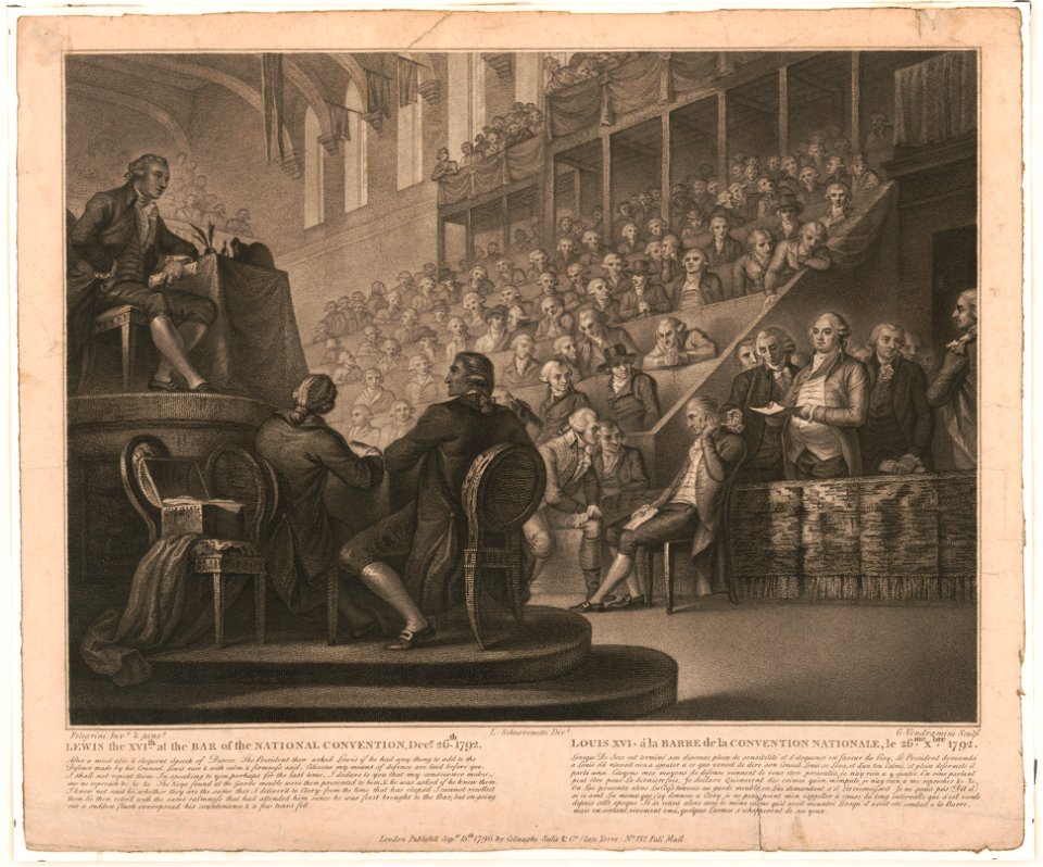 Lewis the XVIth at the bar of the National Convention, Dec. 26th 1792 LCCN2004669327