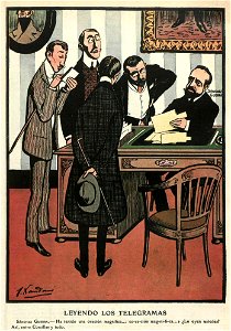 Leyendo los telegramas, de Xaudaró