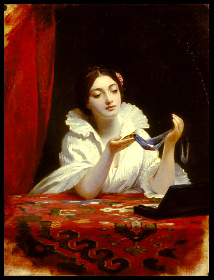 Charles Robert Leslie - The Miniature - Walters 37214