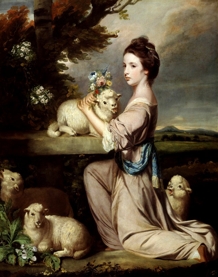 Lady Mary Leslie - Joshua Reynolds - 1764