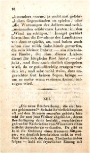 Leseübungen für die zarte Jugend 18a