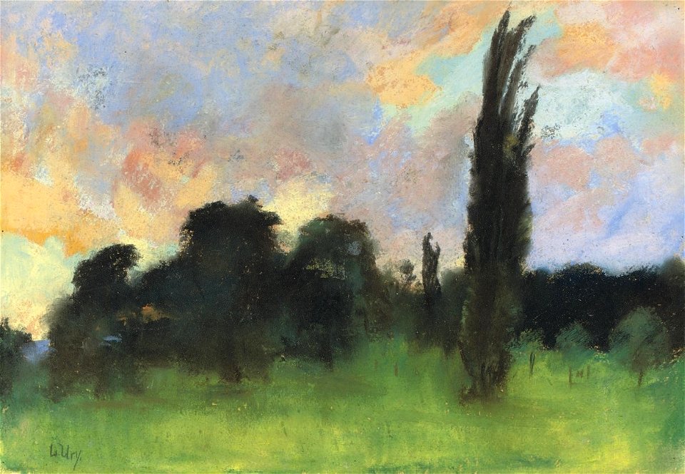Lesser Ury - Wolkenstudie (1920)