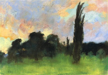 Lesser Ury - Wolkenstudie (1920)