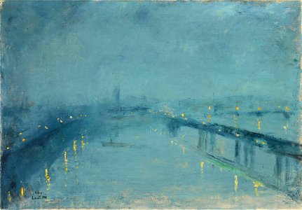 Lesser Ury London im Nebel 1926