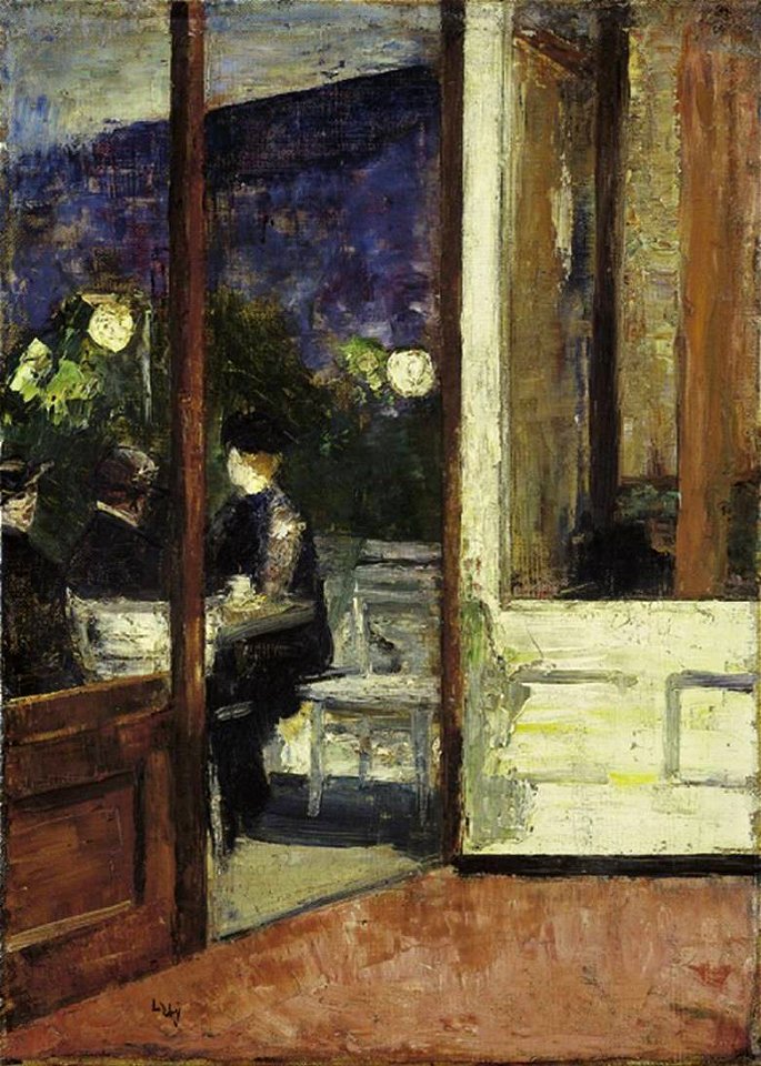 Lesser Ury Cafe Bauer