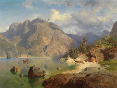 August Wilhelm Leu Gebirgssee 1848