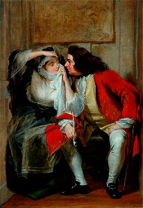 Uncle Toby and Widow Wadman by Charles Robert Leslie CCWSH1157. Free illustration for personal and commercial use.