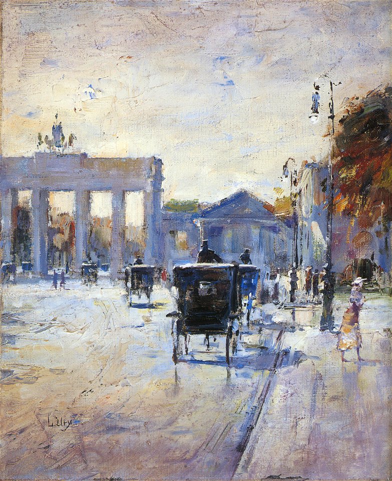 Lesser Ury Pariser Platz um 1930
