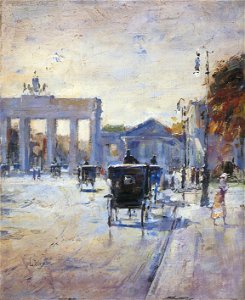 Lesser Ury Pariser Platz um 1930