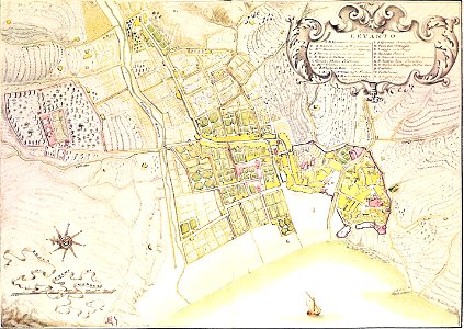 Levanto-Mappa Matteo Vinzoni (1773)
