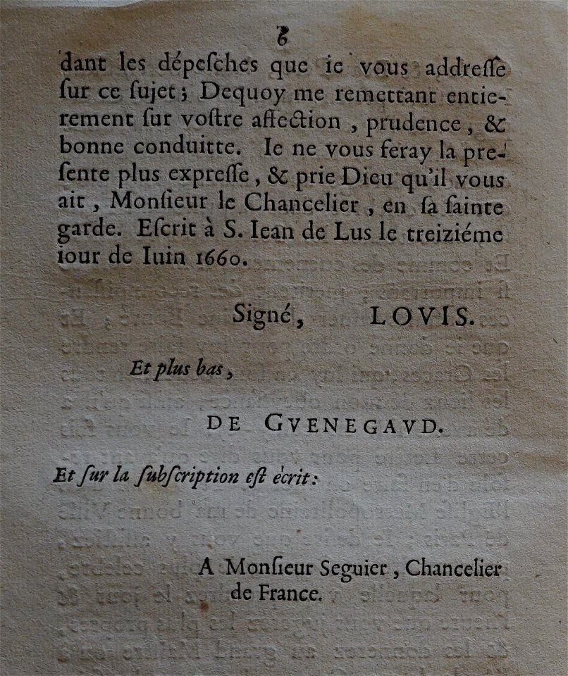 Lettre du roy 82527