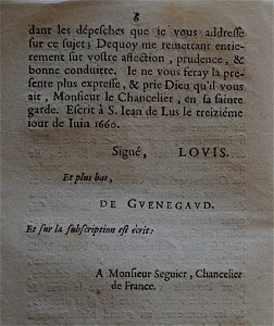 Lettre du roy 82527