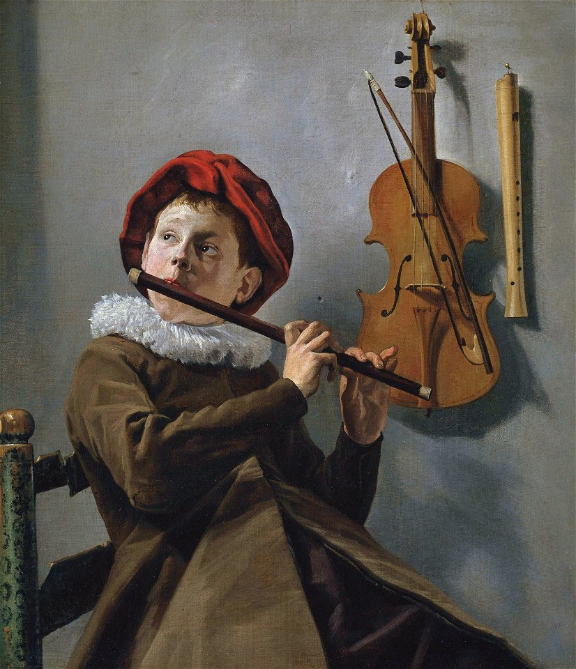Judith Leyster - Young Flute Player - WGA12961FXD