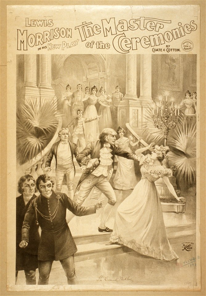 Lewis Morrison in his new play, The master of the ceremonies by Coate & Cotton. LCCN2014636243