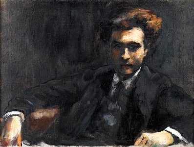 Lesser Ury Portrait Dr Fritz Rathenau