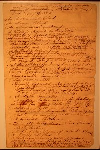 Letter from Nevil Maskelyne