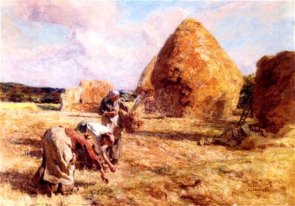 Lhermitte - Glaneuses près des meules, 1912
