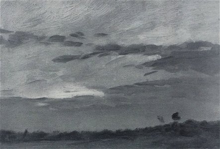 Levitan The sky study 1893rr. Free illustration for personal and commercial use.
