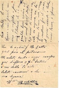 LETTERA DI BERTELLI A BALDI