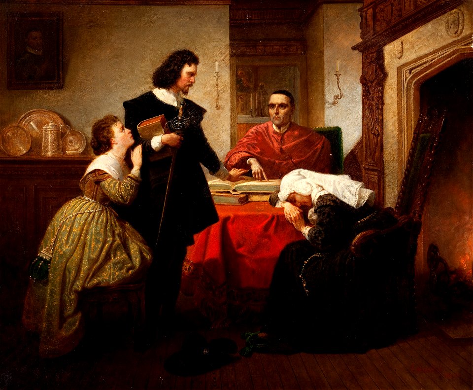 Emanuel Gottlieb Leutze - Receiving the Order