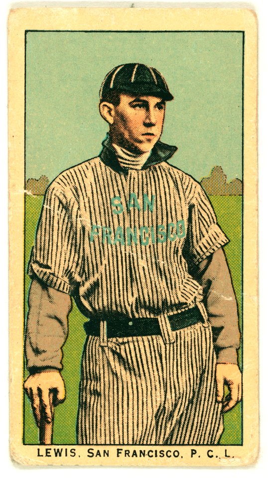Lewis, San Francisco Team, baseball card portrait LCCN2008677336