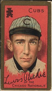 Lewis Richie, Chicago Cubs, baseball card portrait LCCN2008677360