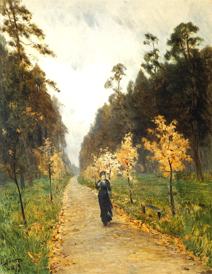 Levitan Sokolniki Autumn 1879
