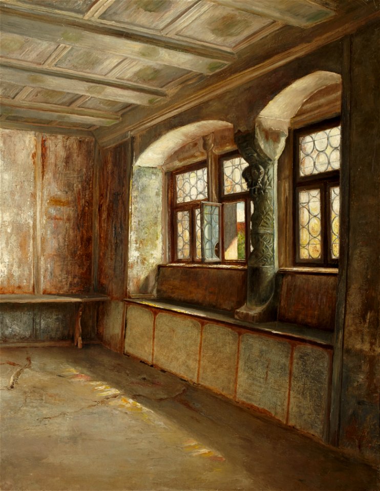 Lewis C. Lutz - Rothenburg Interior - 1998.279 - Indianapolis Museum of Art