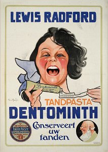 Lewis Radford tandpasta Dentominth
