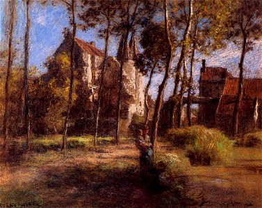 Lhermitte - le château d'Armentières sur Ourcq