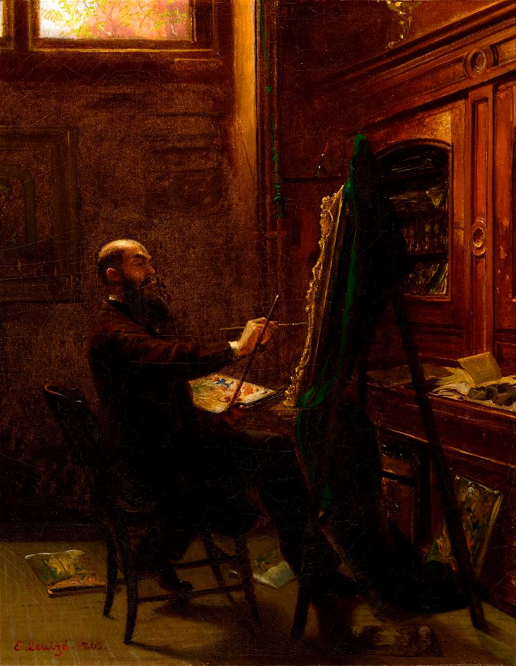 Worthington Whittredge in His Tenth Street Studio