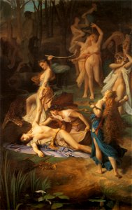 Death of Orpheus by Émile Lévy (1866)