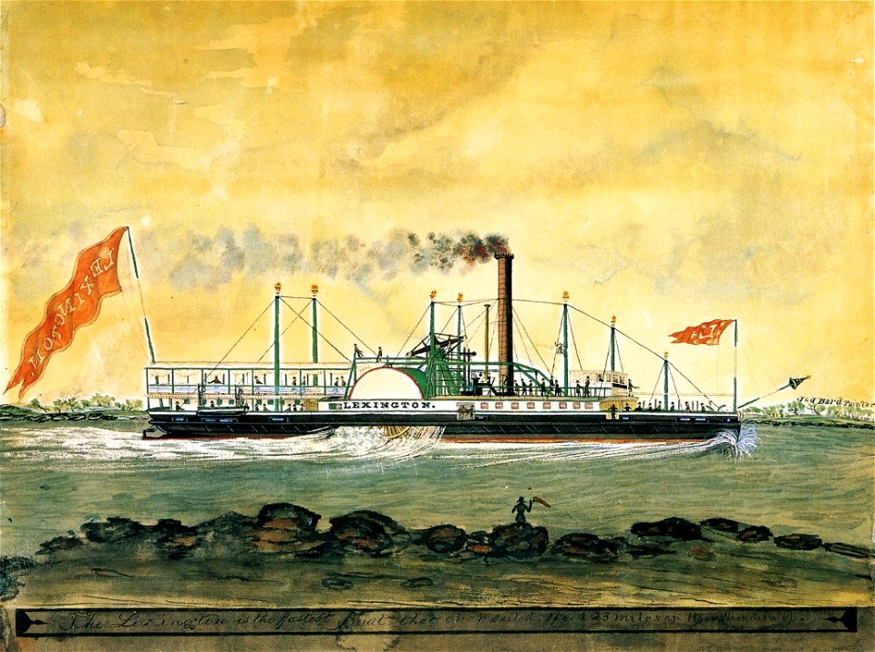 Lexington (steamboat) by Bard