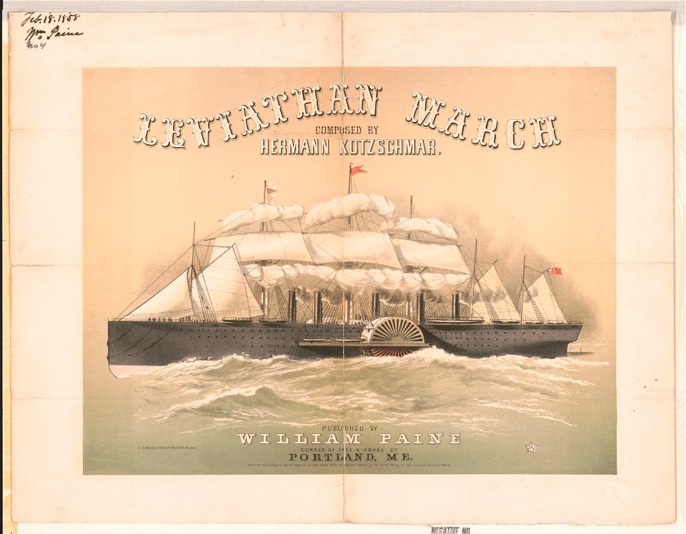 Leviathan march composed by Hermann Kotzschmar LCCN2003674184