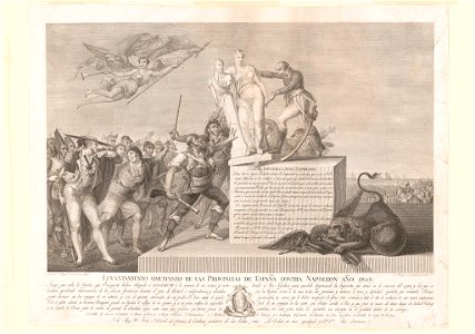 Levantamiento simultaneo de las provincias de España contra Napoleon año 1808 LCCN2003671684