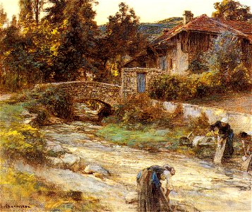 Léon Augustin Lhermitte - Lavandières