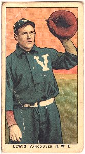 Lewis, Vancouver Team, baseball card portrait LCCN2008676982