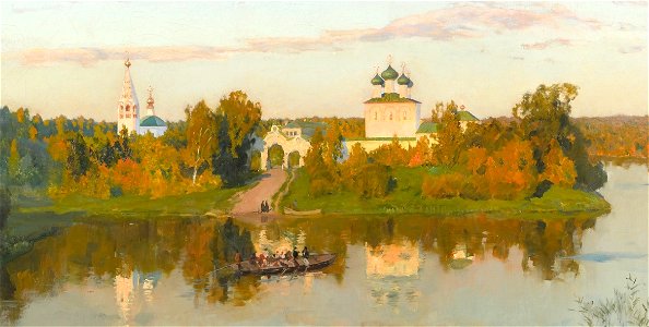 Levitan Evening bells 1892 detail1