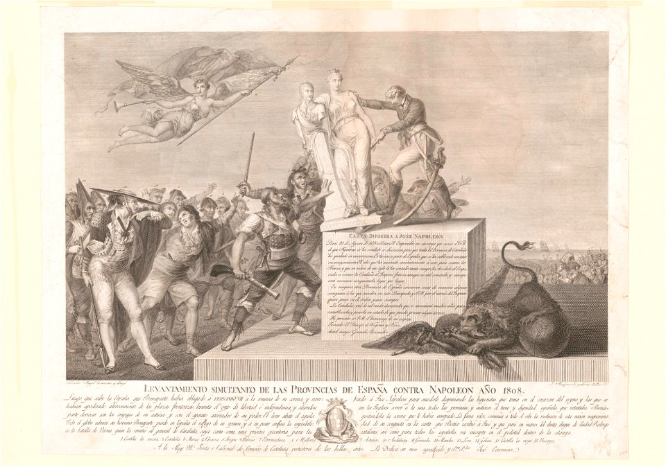 Levantamiento simultaneo de las provincias de España contra Napoleon año 1808 LCCN2003671684