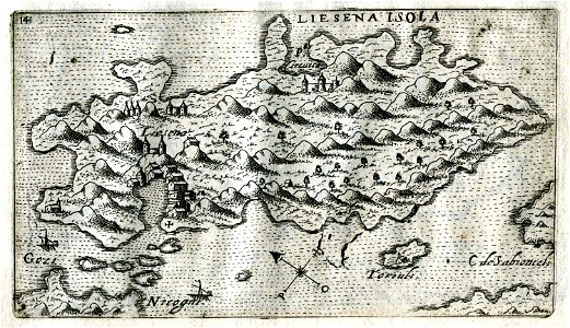 Liesena isola - Rosaccio Giuseppe - 1598