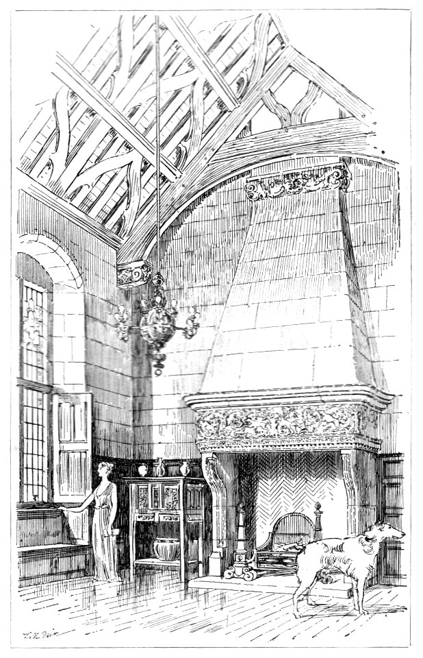 Library, Edgeworth Manor, fig 4 (Modern Homes, 1909)