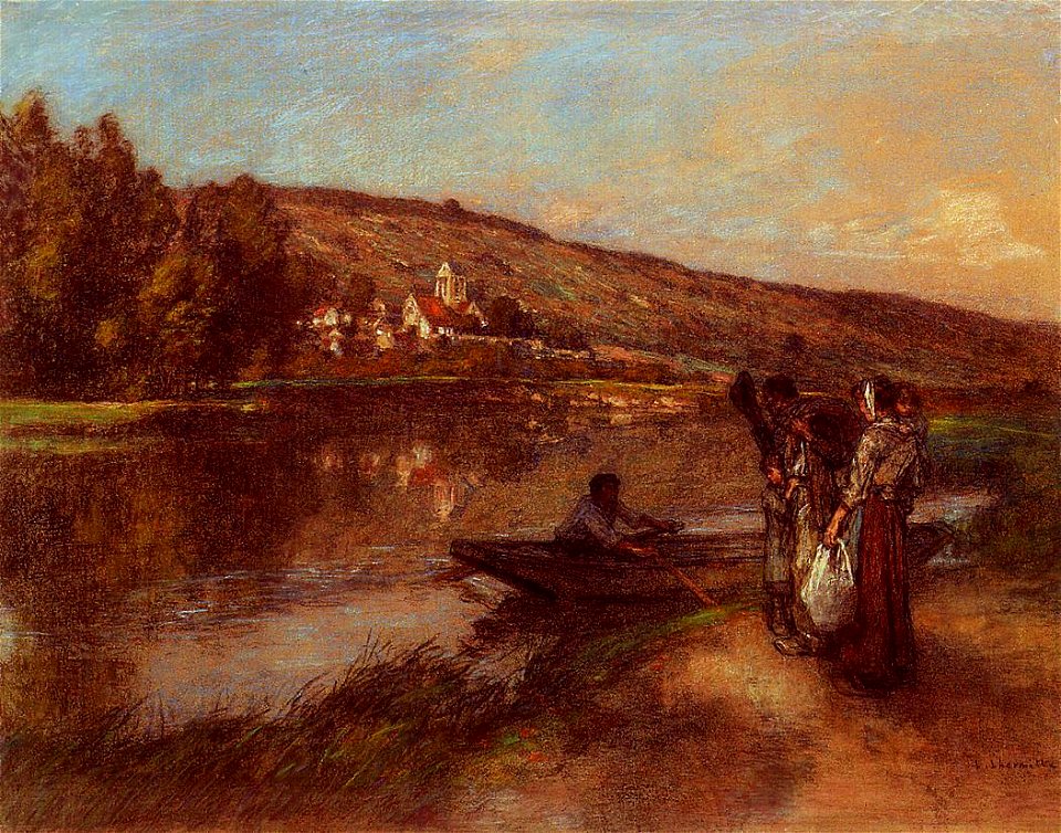 Lhermitte - Le passeur, 1911