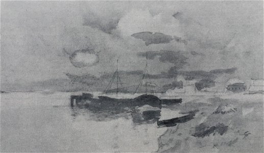 Levitan After the rain Plyos study 1889. Free illustration for personal and commercial use.