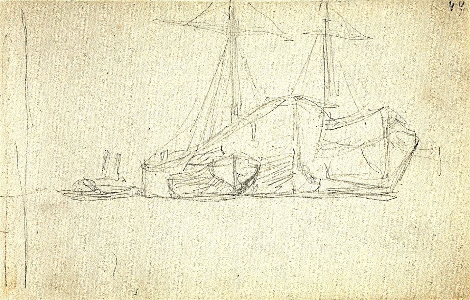 Levitan Barges sketch