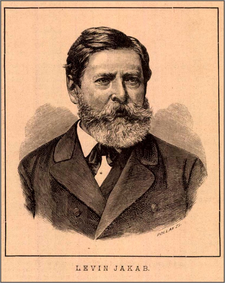 Lewin Jakab arcképe az Ország-Világ 1884. évi 34. számában