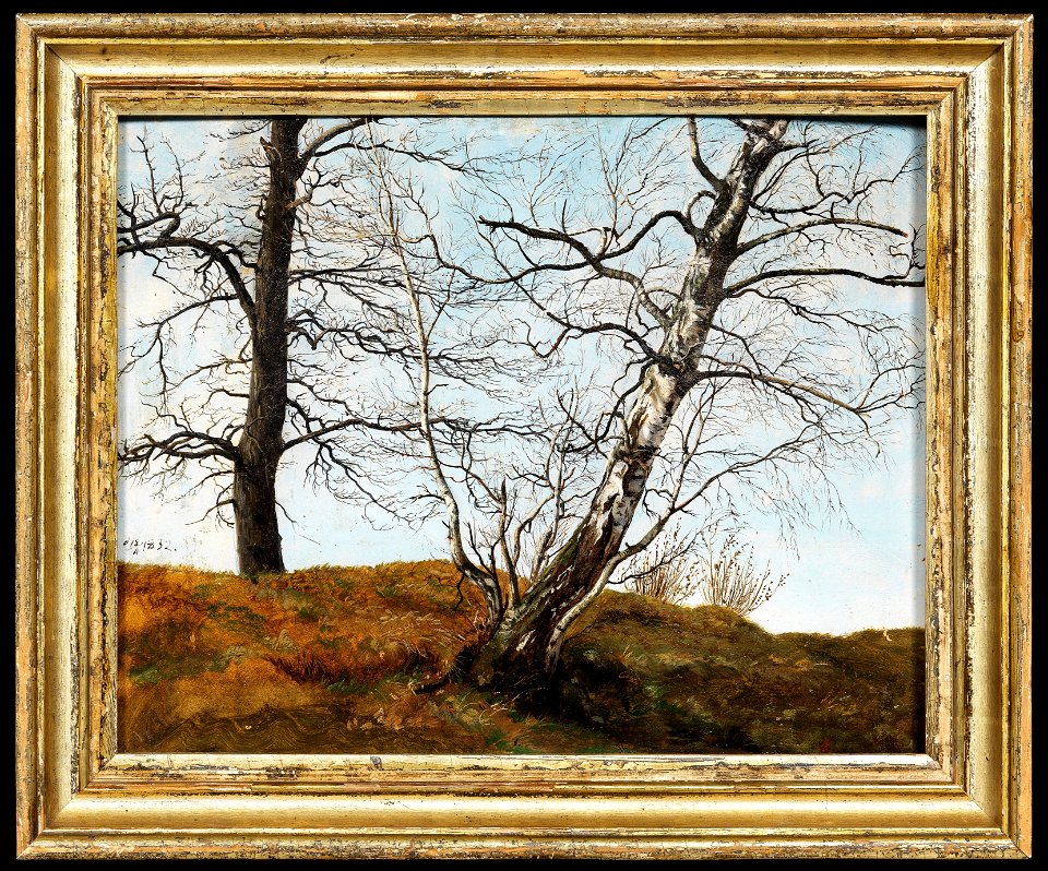 Ek och björk. Vår. (Karl Julius von Leypold) - Nationalmuseum - 181130