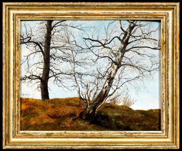 Ek och björk. Vår. (Karl Julius von Leypold) - Nationalmuseum - 181130