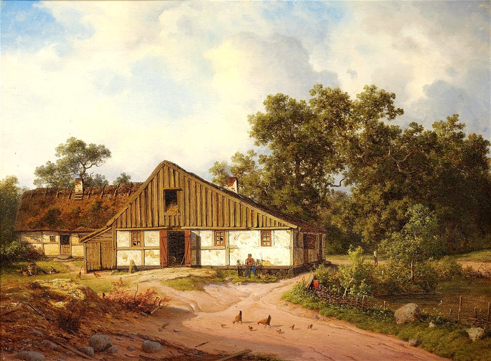 Georg Emil Libert - Vilvorde. Skovlyst i Begyndelsen af 1800-Tallet
